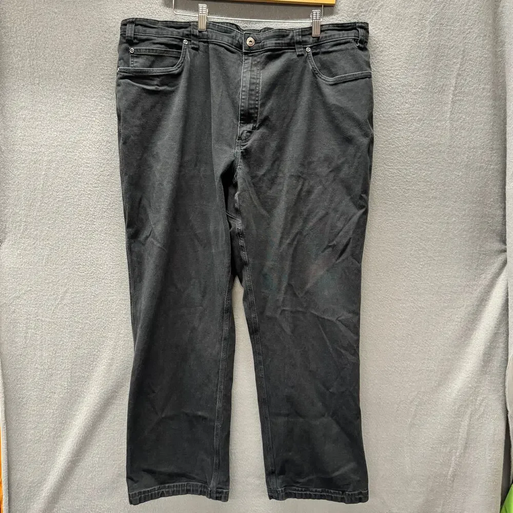 Southpole Jeans Mens 36 (35x29 ACTUAL) Black Relax Fit Straight Denim HEMMED‎